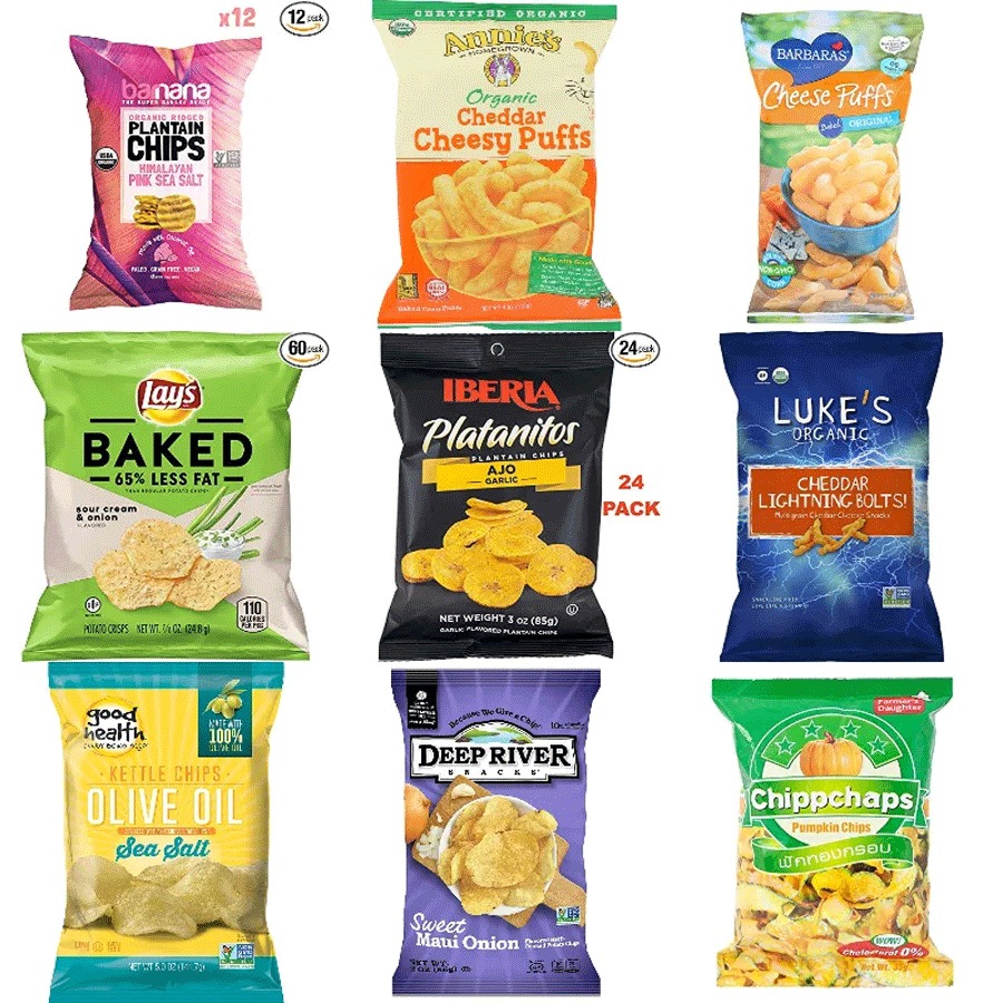 Potato chips packaging