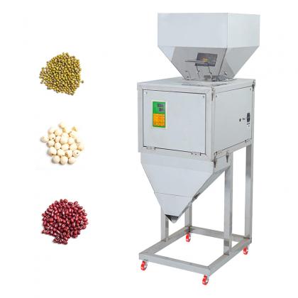 Semi-automatic salt and pepper peanut weighing machine