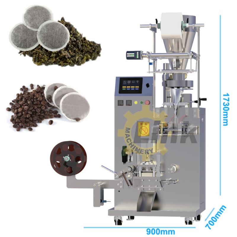 Petites machines à emballer automatiques de dosettes de café de sachet filtre à thé de forme ronde