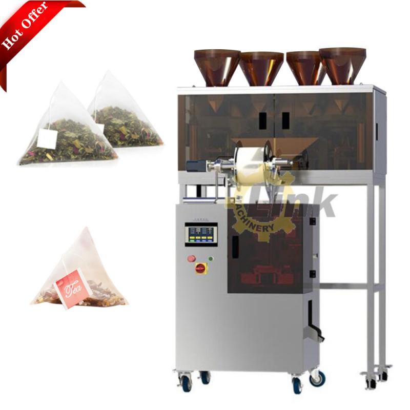 Machine à emballer de thé de triangle d'emballage de thé de luxe automatique la plus populaire Pyramida