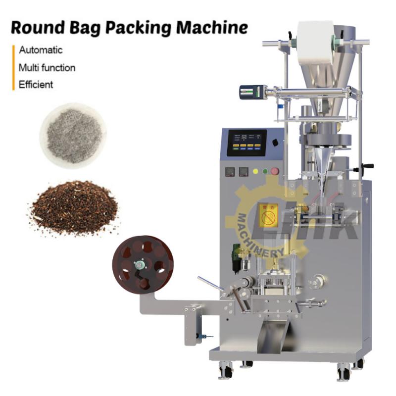 Machine de fabrication de dosettes de café automatique sachet de thé rond machine à emballer de sachet de thé de café rond